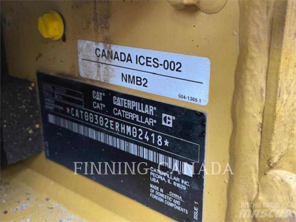 CAT 302-05 Kāpurķēžu ekskavatori