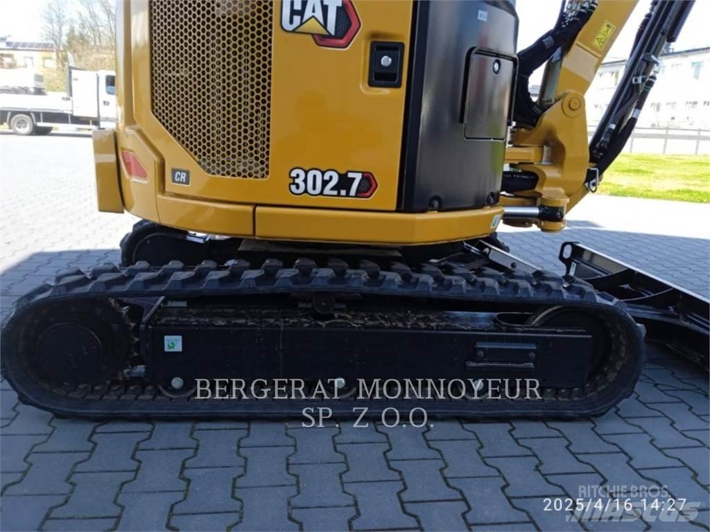 CAT 302.7 Kāpurķēžu ekskavatori