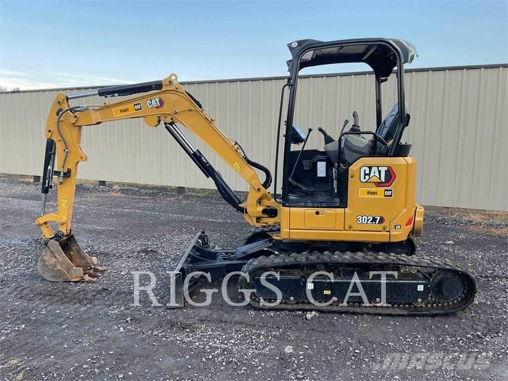 CAT 302.7 Kāpurķēžu ekskavatori