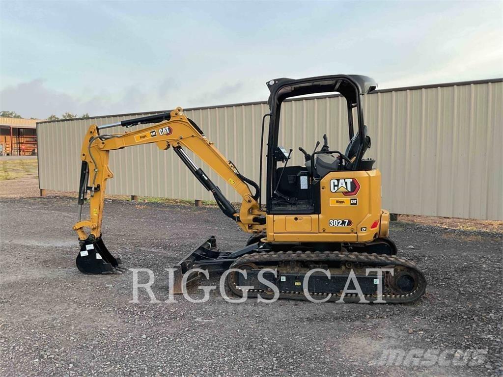 CAT 302.7 Kāpurķēžu ekskavatori