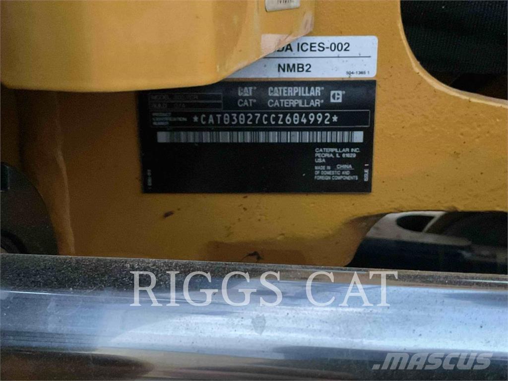 CAT 302.707CR Kāpurķēžu ekskavatori