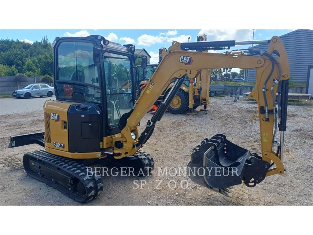 CAT 302.7CR Kāpurķēžu ekskavatori