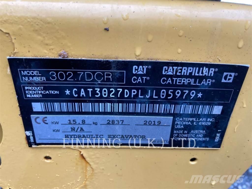 CAT 302.7D CAB Kāpurķēžu ekskavatori
