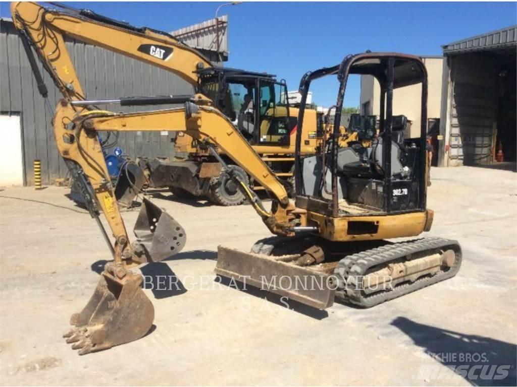 CAT 302.7D CR Kāpurķēžu ekskavatori