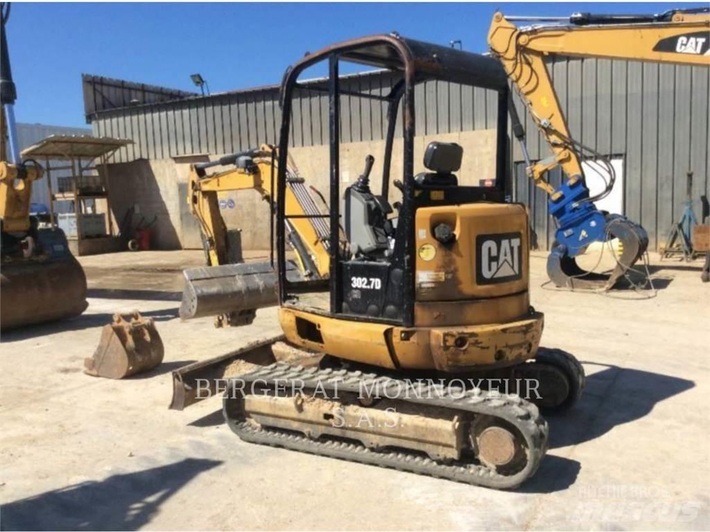 CAT 302.7D CR Kāpurķēžu ekskavatori