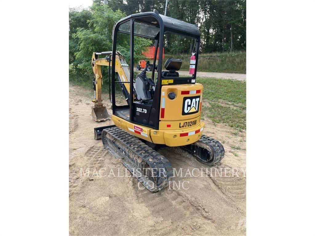 CAT 302.7DCR Kāpurķēžu ekskavatori