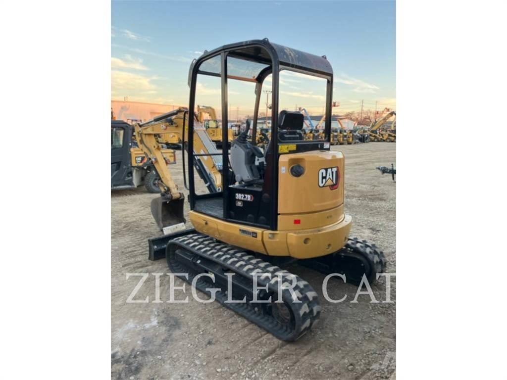 CAT 302.7DCR Kāpurķēžu ekskavatori