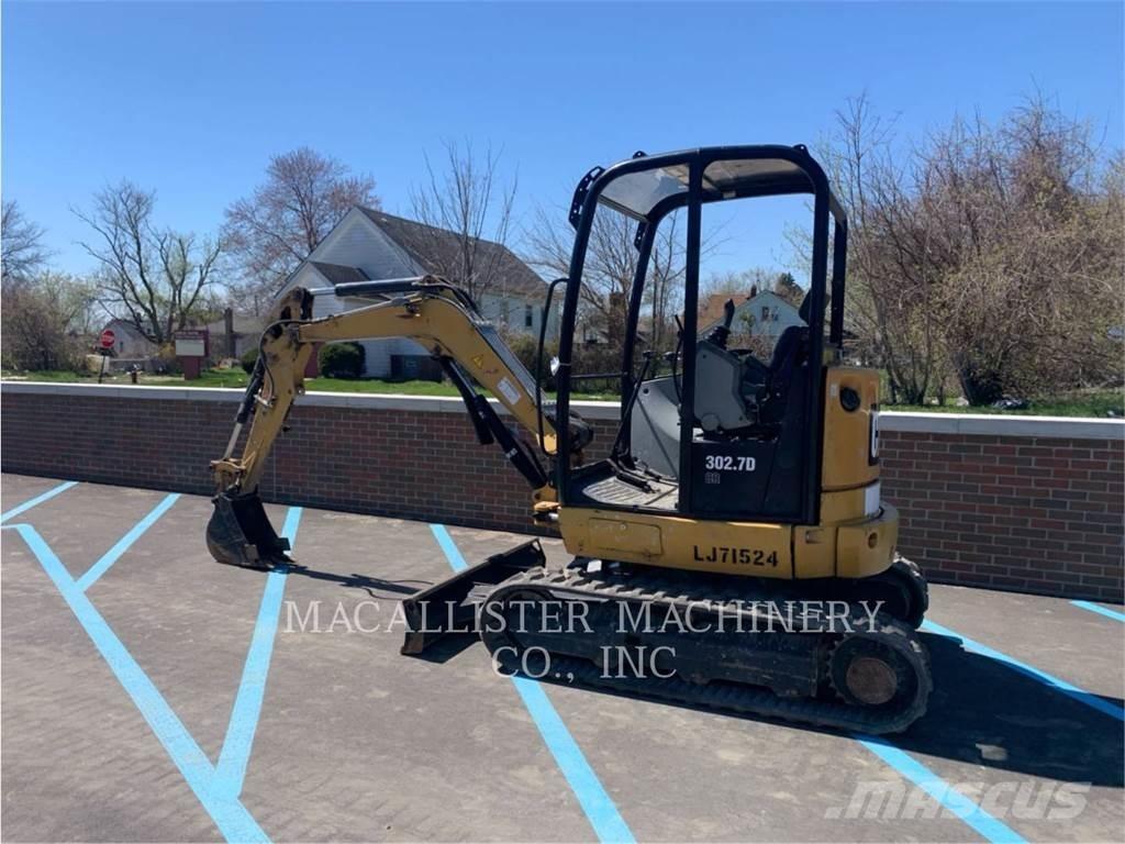 CAT 302.7DCR Kāpurķēžu ekskavatori