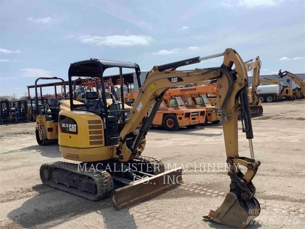CAT 302.7DCR Kāpurķēžu ekskavatori