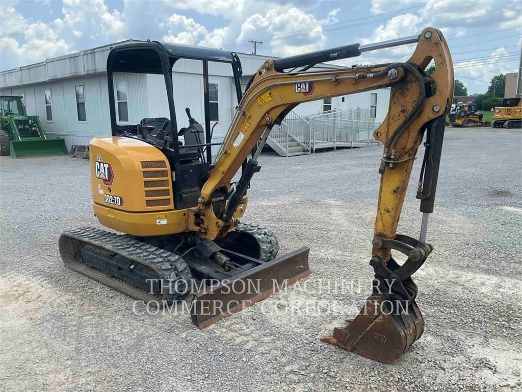 CAT 302.7DCR Kāpurķēžu ekskavatori