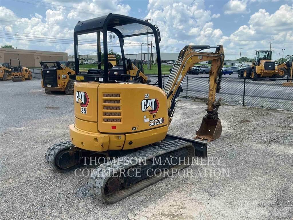 CAT 302.7DCR Kāpurķēžu ekskavatori