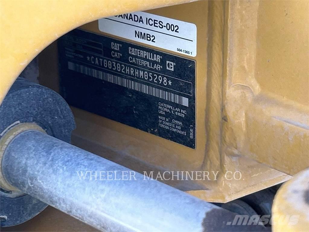 CAT 302 C3 Kāpurķēžu ekskavatori