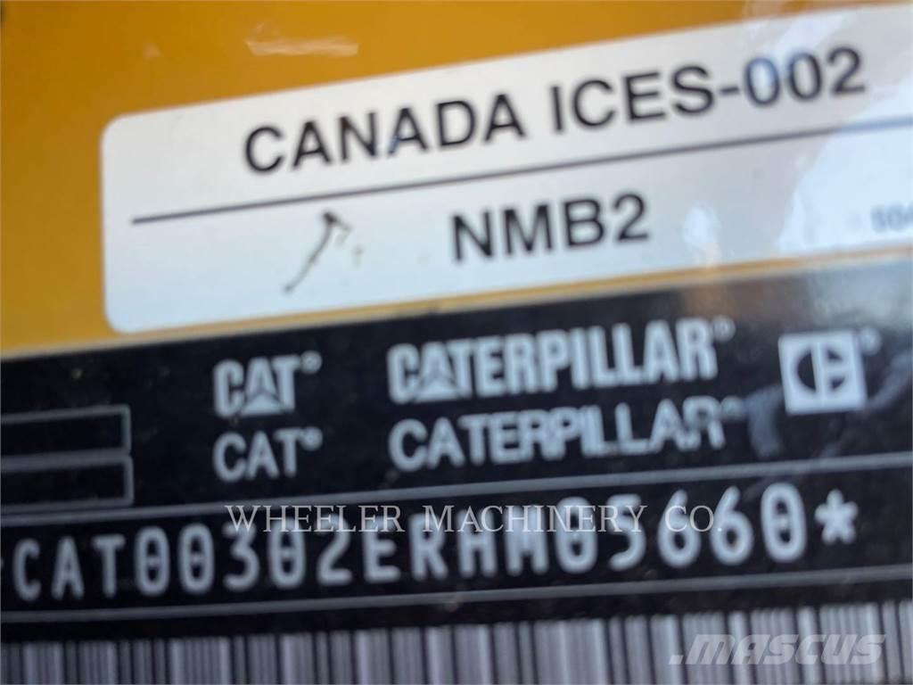 CAT 302 C3 TH Kāpurķēžu ekskavatori