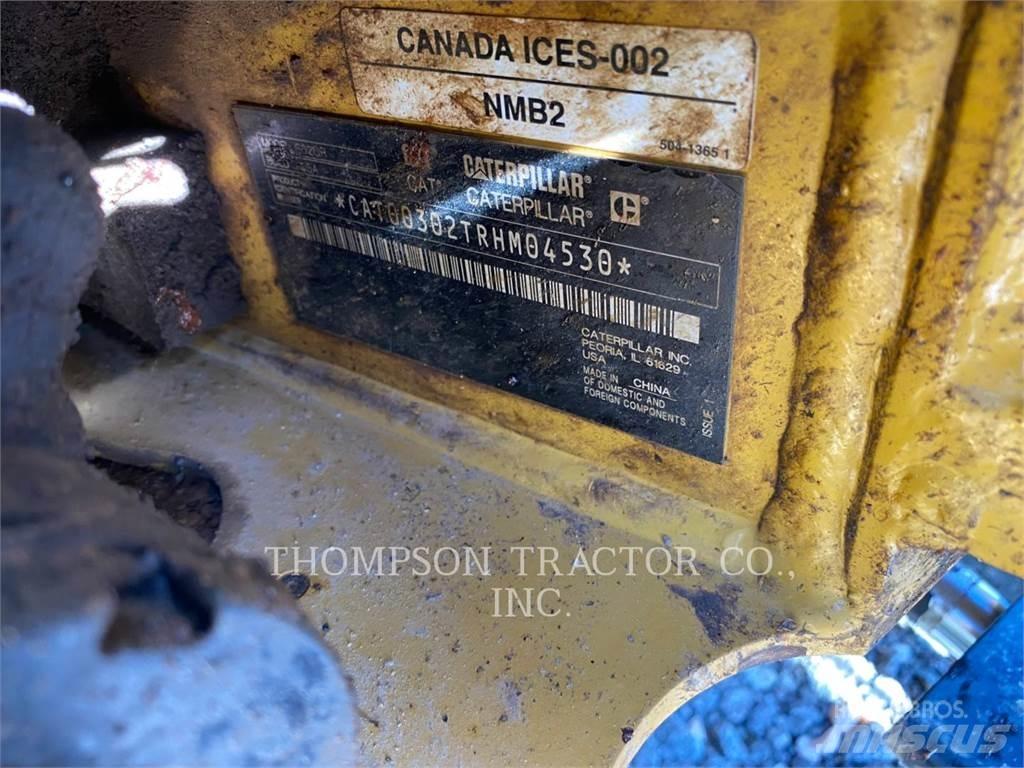 CAT 302CR Kāpurķēžu ekskavatori