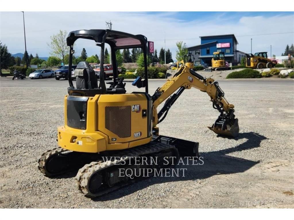 CAT 303 Kāpurķēžu ekskavatori