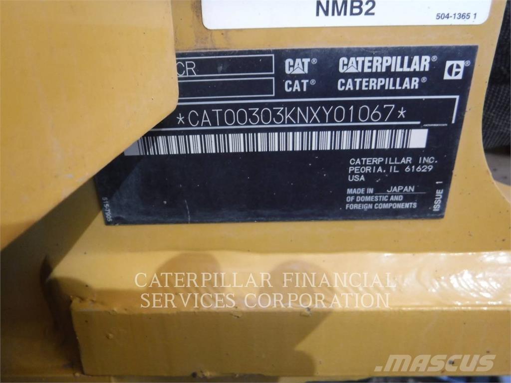 CAT 303-07CR Kāpurķēžu ekskavatori