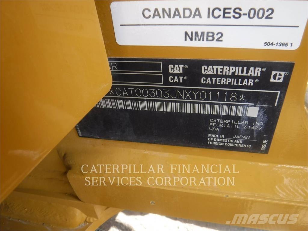 CAT 303-07CR Kāpurķēžu ekskavatori