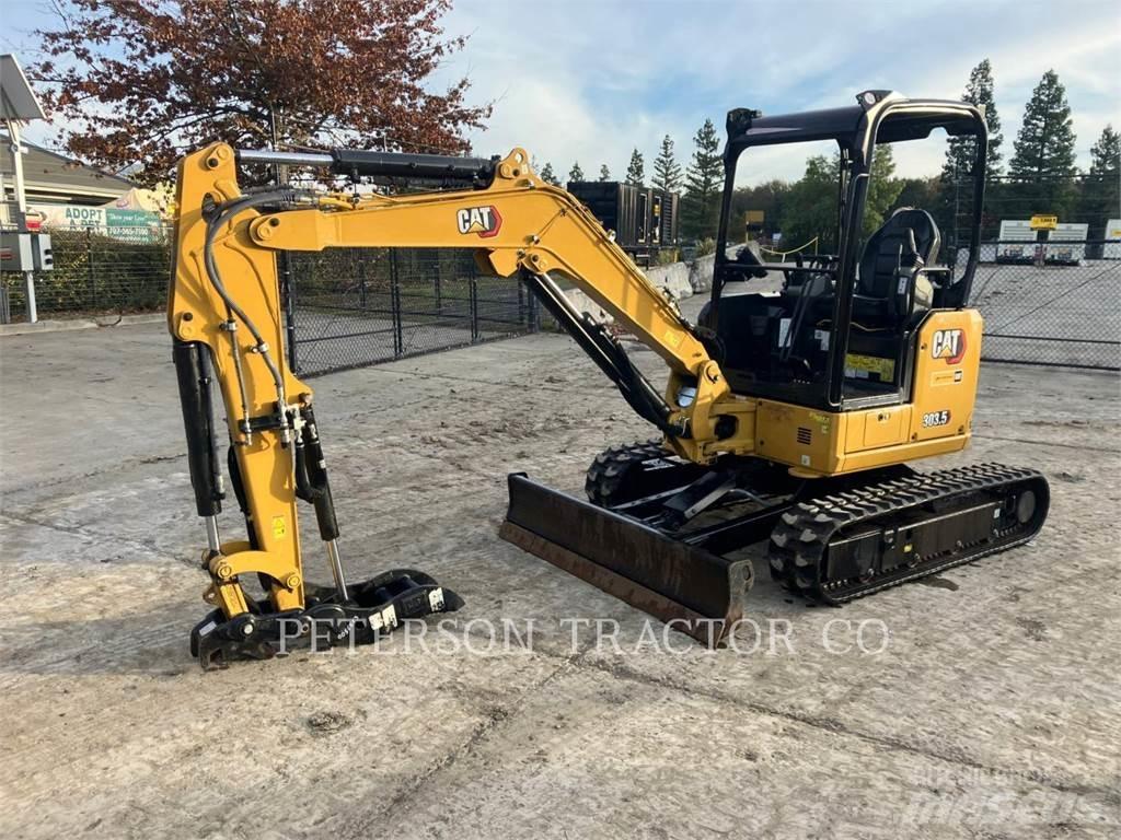 CAT 303.5 Kāpurķēžu ekskavatori