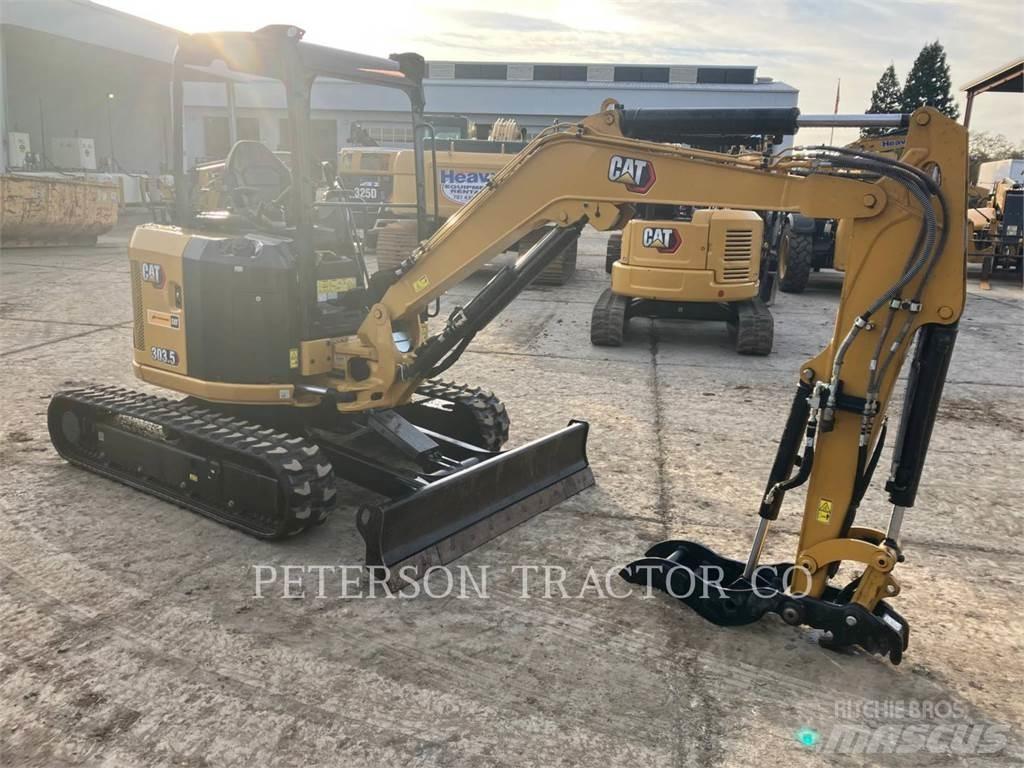 CAT 303.5 Kāpurķēžu ekskavatori