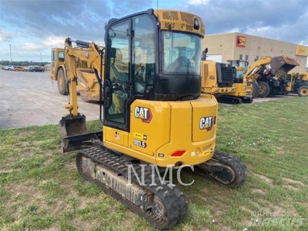CAT 303.5 Kāpurķēžu ekskavatori