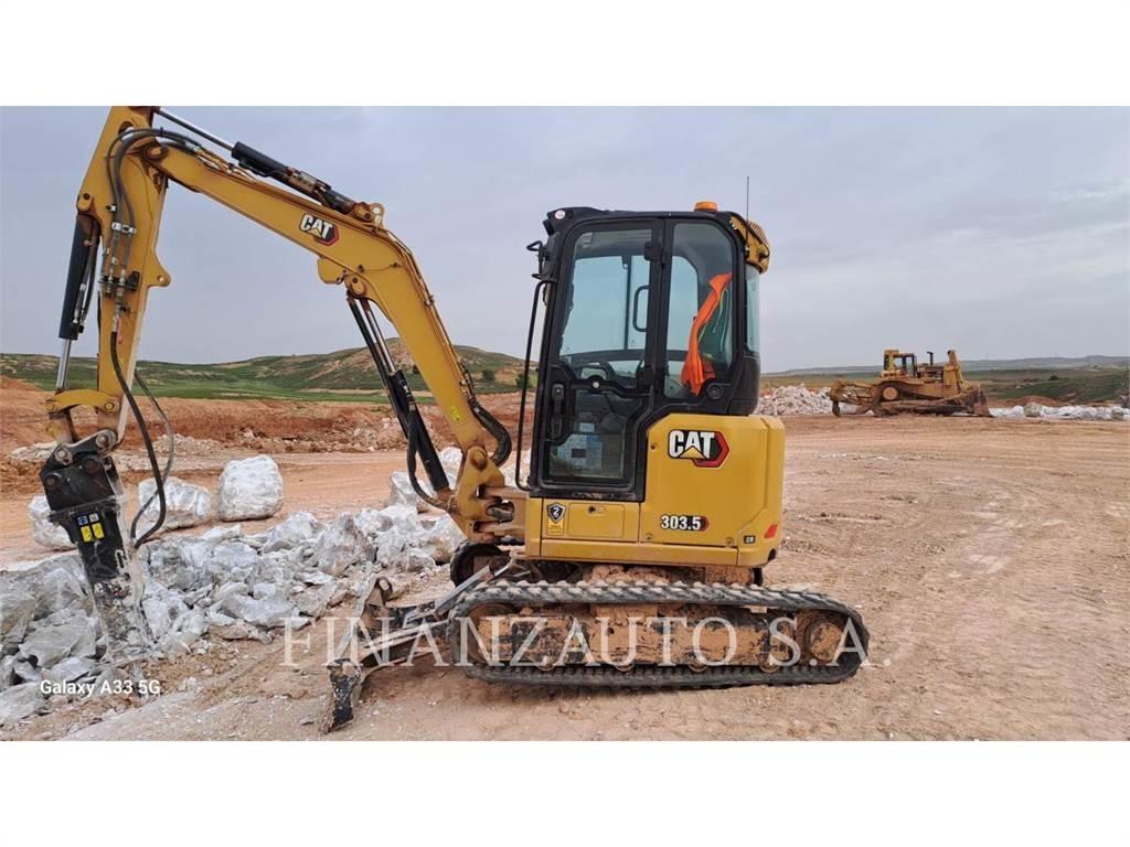 CAT 303.5 Kāpurķēžu ekskavatori