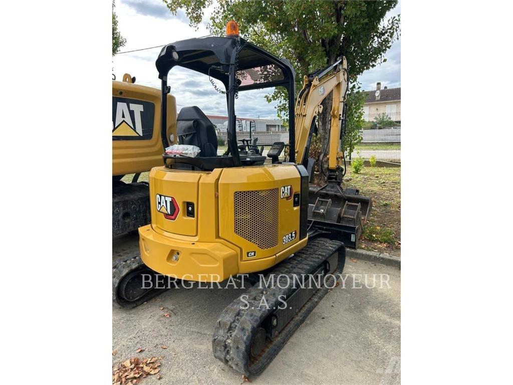 CAT 303.5 Kāpurķēžu ekskavatori