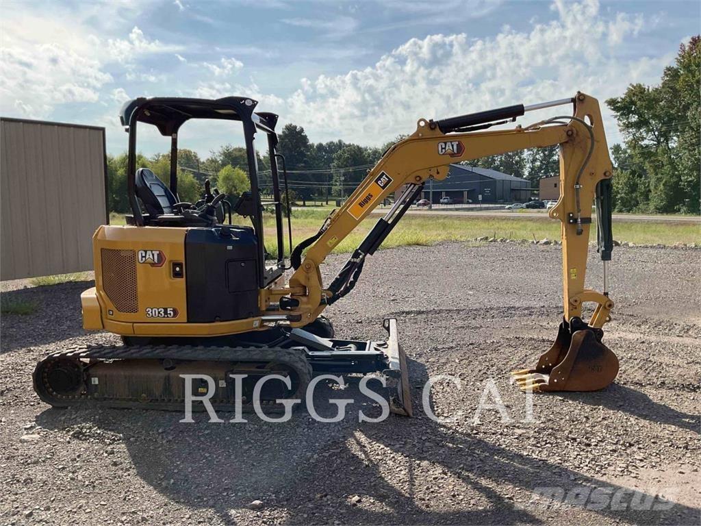 CAT 303.5 Kāpurķēžu ekskavatori
