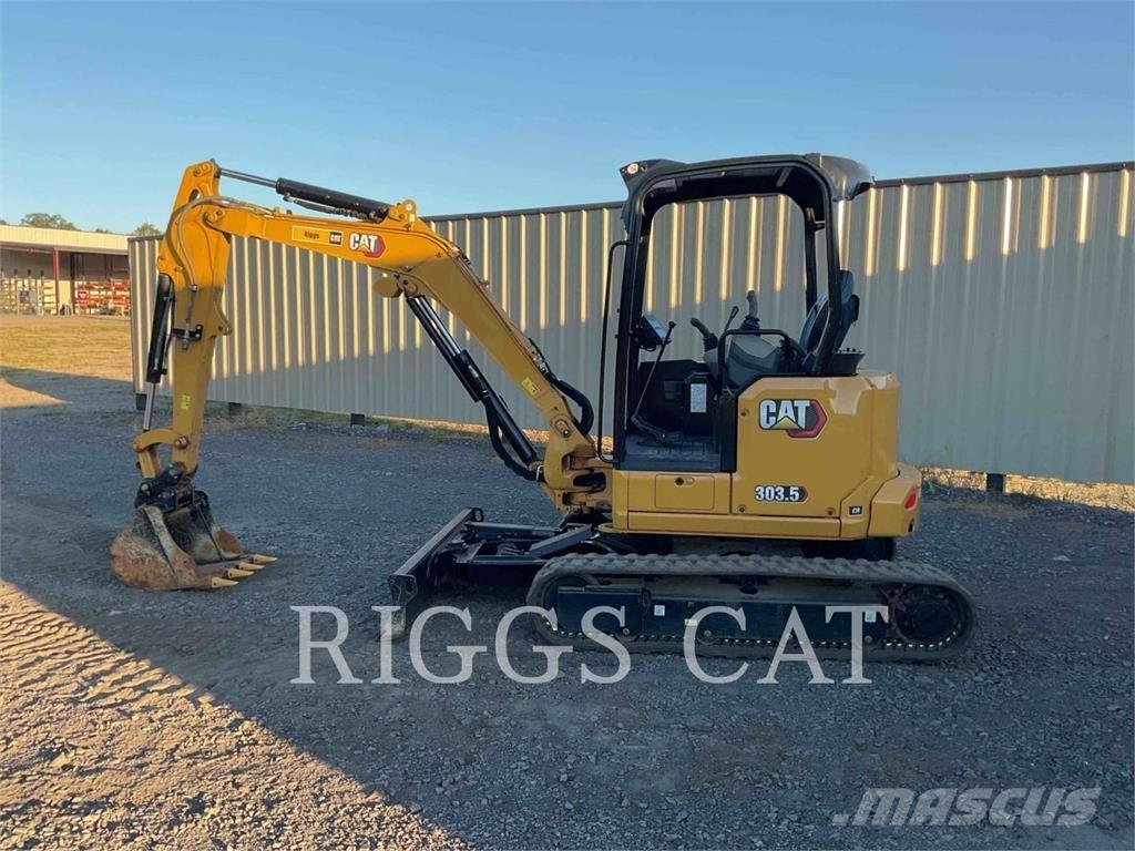 CAT 303.5 Kāpurķēžu ekskavatori