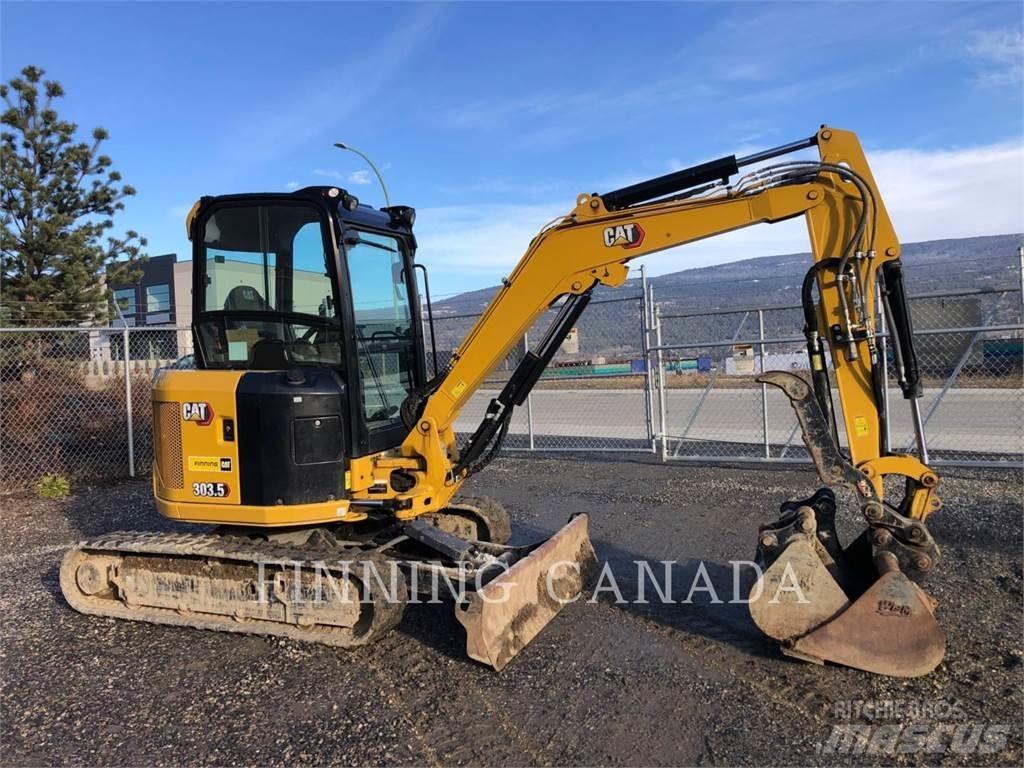 CAT 303.5-07 Kāpurķēžu ekskavatori
