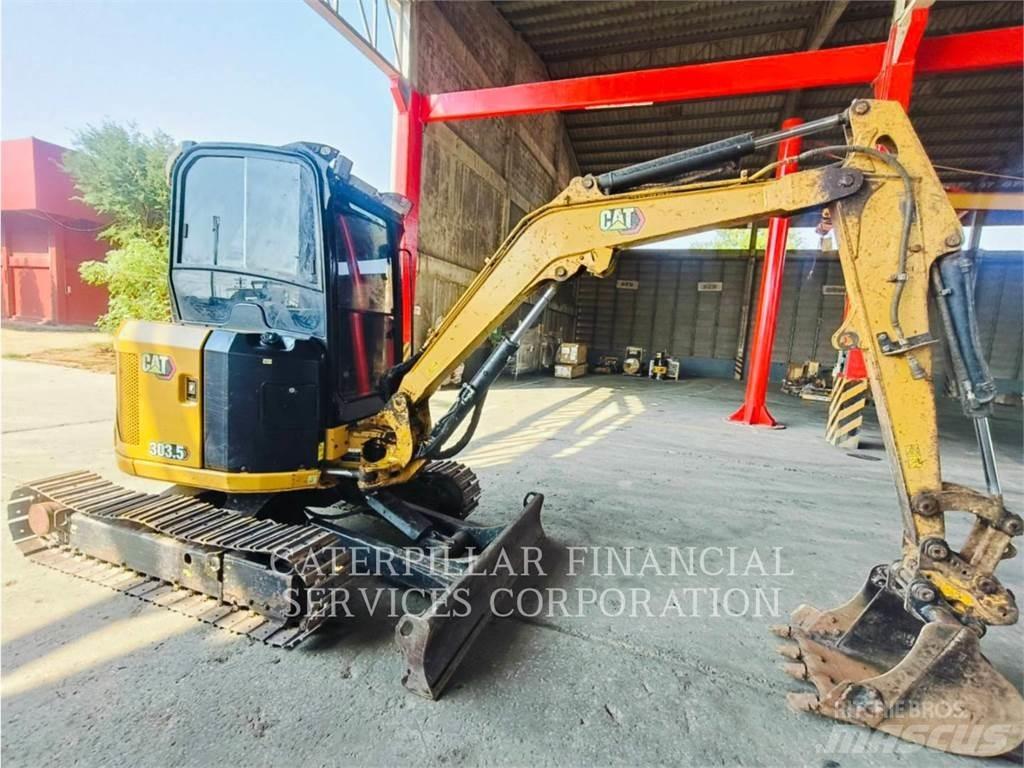 CAT 303.5-07CR Kāpurķēžu ekskavatori