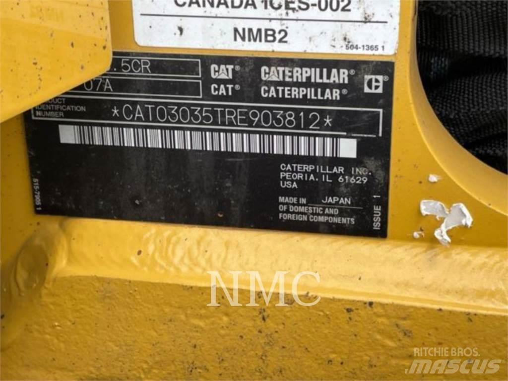 CAT 303.5-07CR Kāpurķēžu ekskavatori