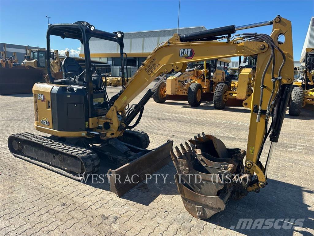 CAT 303.5-07CR Kāpurķēžu ekskavatori