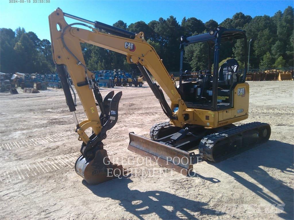 CAT 303.5-07CR Kāpurķēžu ekskavatori