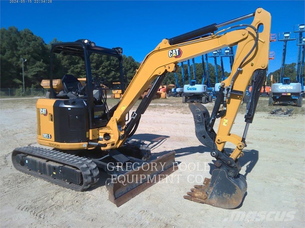CAT 303.5-07CR Kāpurķēžu ekskavatori