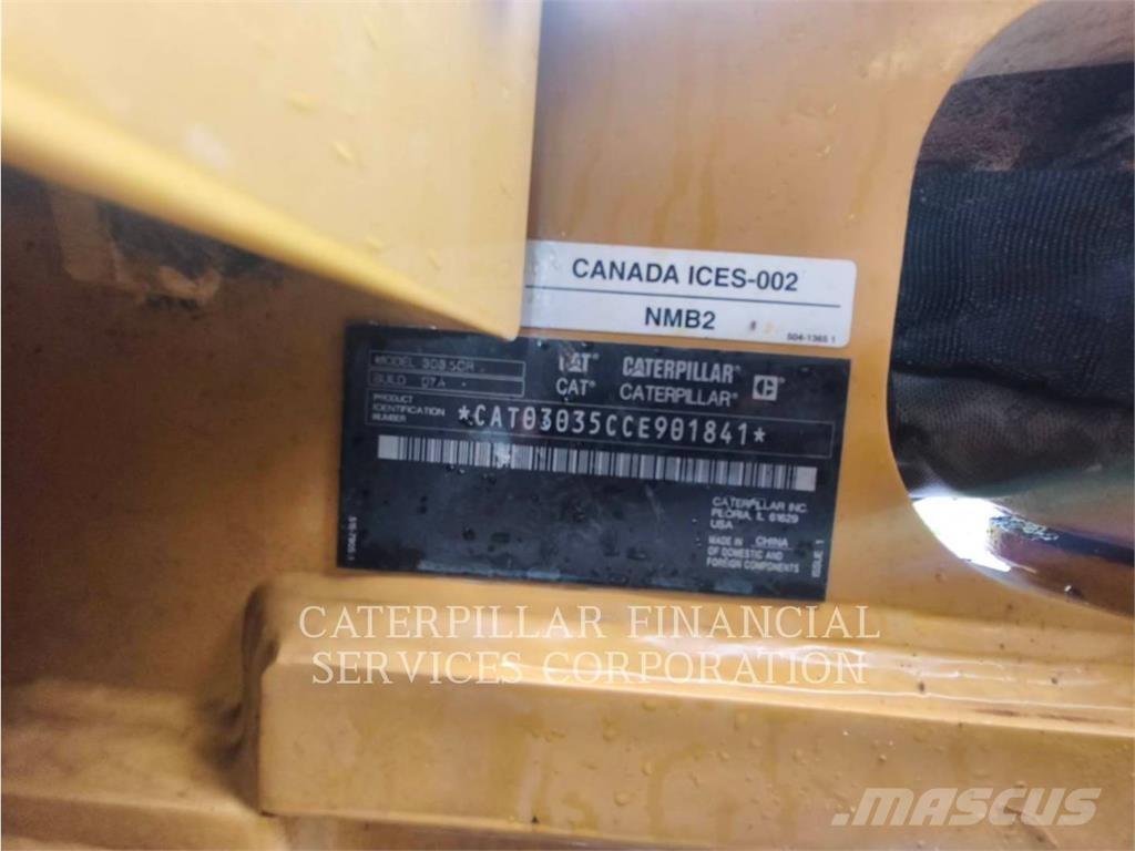 CAT 303.5-07CR Kāpurķēžu ekskavatori