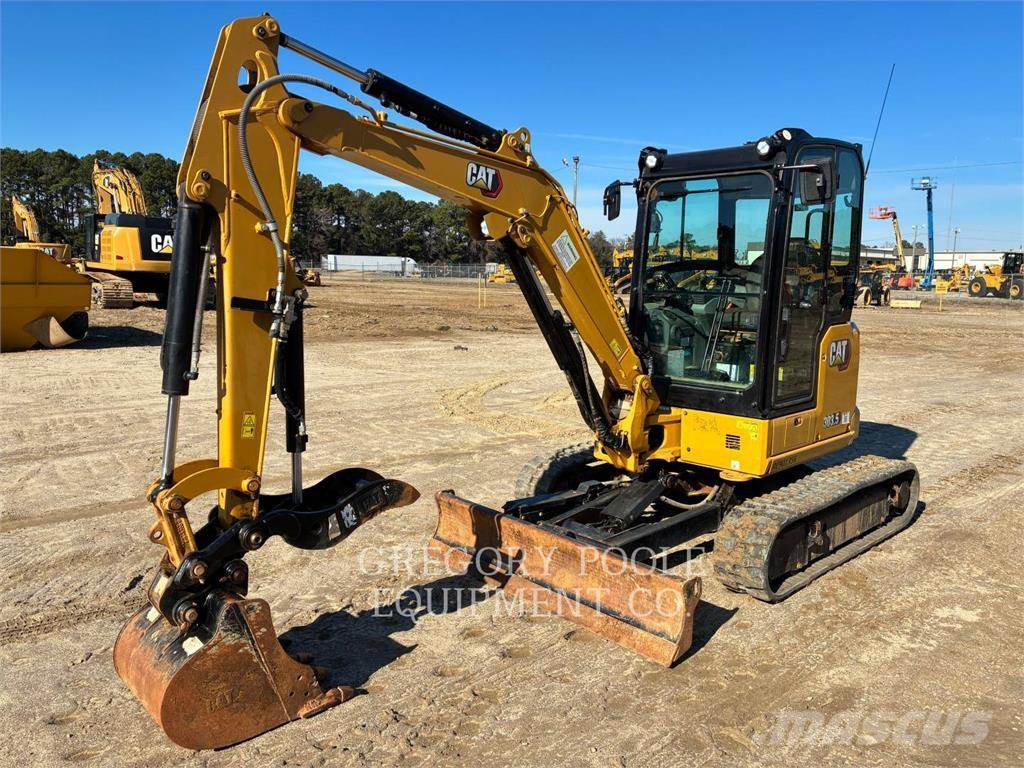 CAT 303.5-07CR Kāpurķēžu ekskavatori