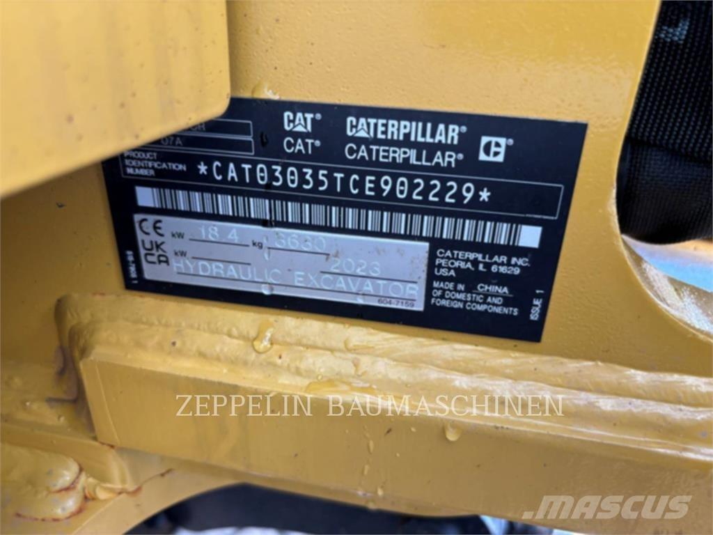 CAT 303.5CR-07 Kāpurķēžu ekskavatori