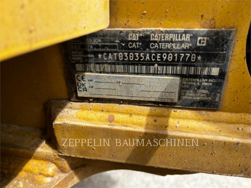 CAT 303.5CR-07 Kāpurķēžu ekskavatori