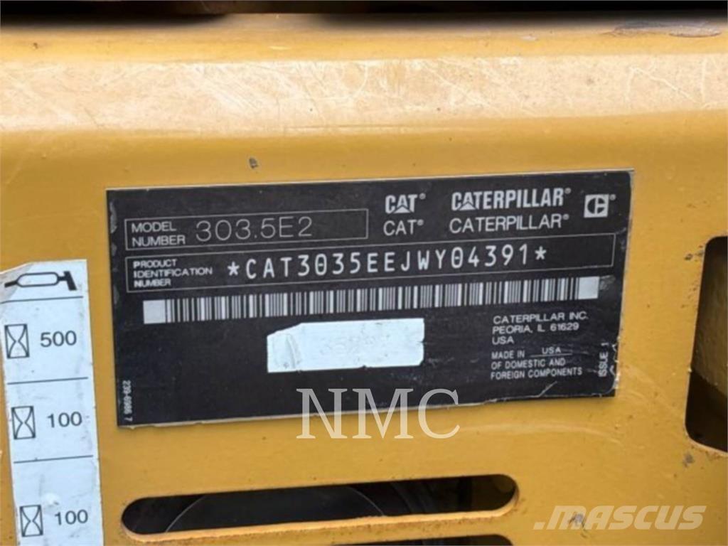 CAT 303.5E2 Kāpurķēžu ekskavatori