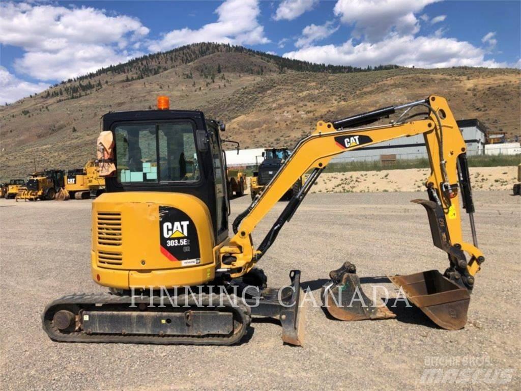 CAT 303.5E2 CR Kāpurķēžu ekskavatori