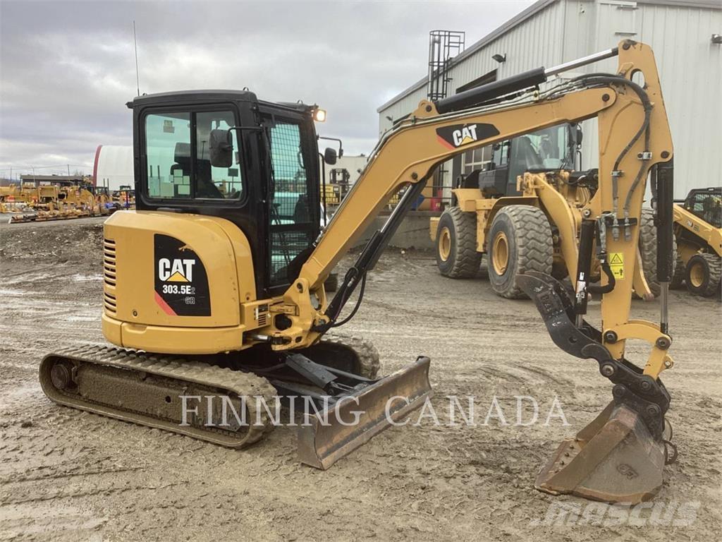 CAT 303.5E2 CR Kāpurķēžu ekskavatori