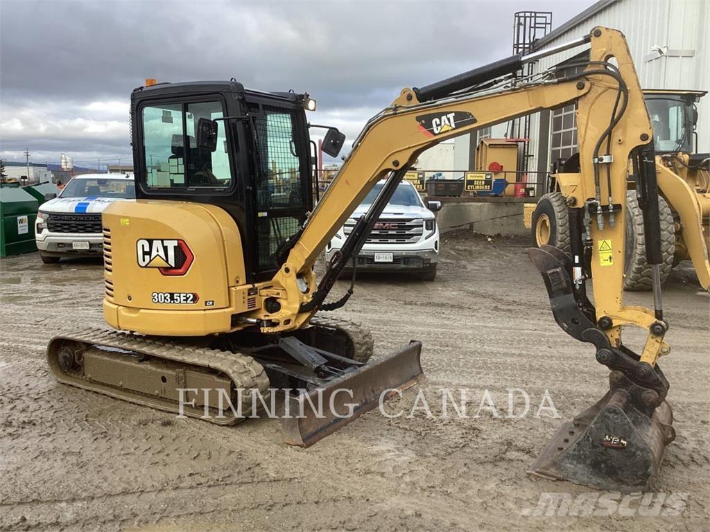 CAT 303.5E2 CR Kāpurķēžu ekskavatori