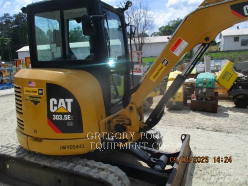 CAT 303.5E2CR Kāpurķēžu ekskavatori