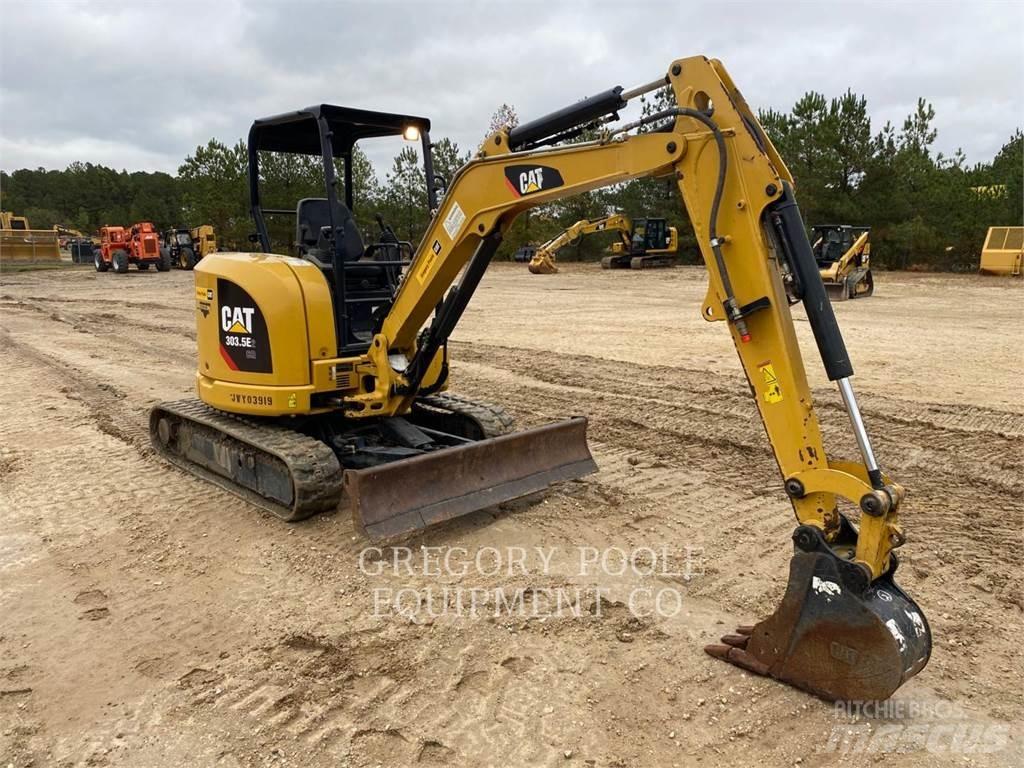 CAT 303.5E2CR Kāpurķēžu ekskavatori