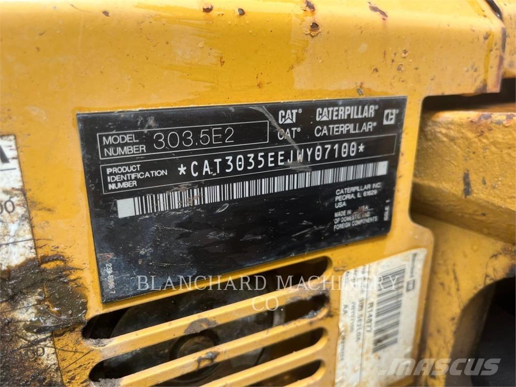 CAT 303.5E2CR Kāpurķēžu ekskavatori