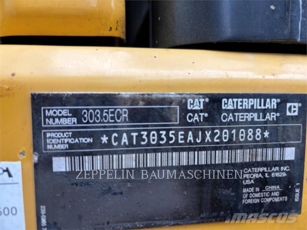 CAT 303.5ECR Kāpurķēžu ekskavatori