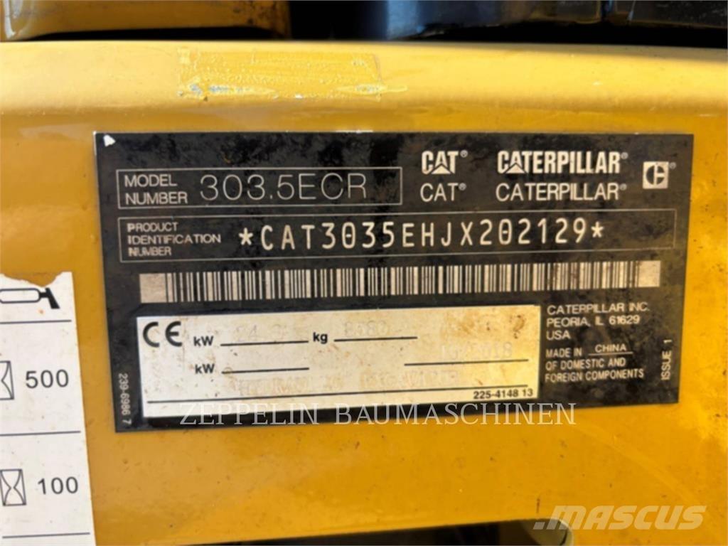 CAT 303.5ECR Kāpurķēžu ekskavatori