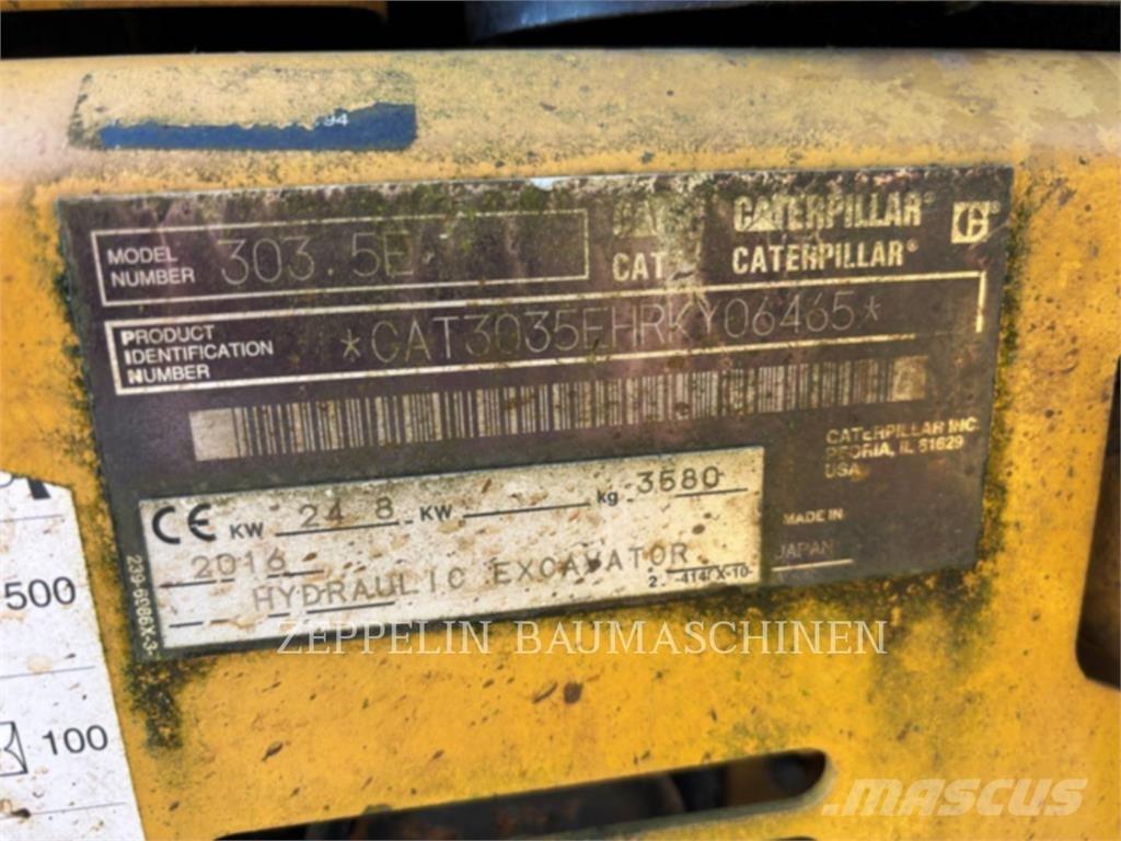 CAT 303.5ECR Kāpurķēžu ekskavatori