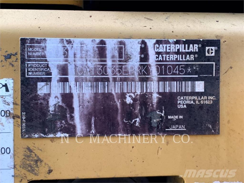 CAT 303.5ECRCN Kāpurķēžu ekskavatori