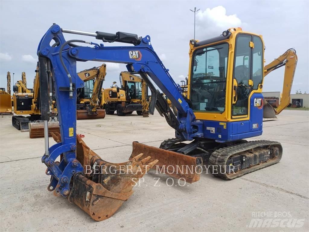 CAT 303 CR Kāpurķēžu ekskavatori